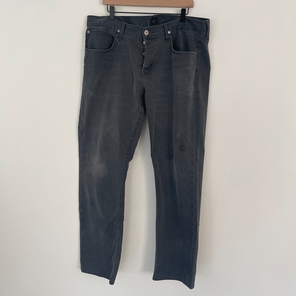 Hudson Men Jeans Byron Straight Grey - Picture 1 of 7